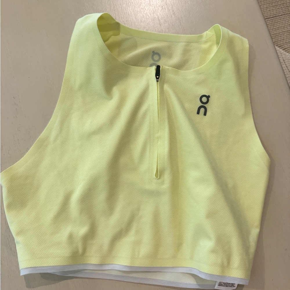 On Running Women's Light Yellow Tank Top